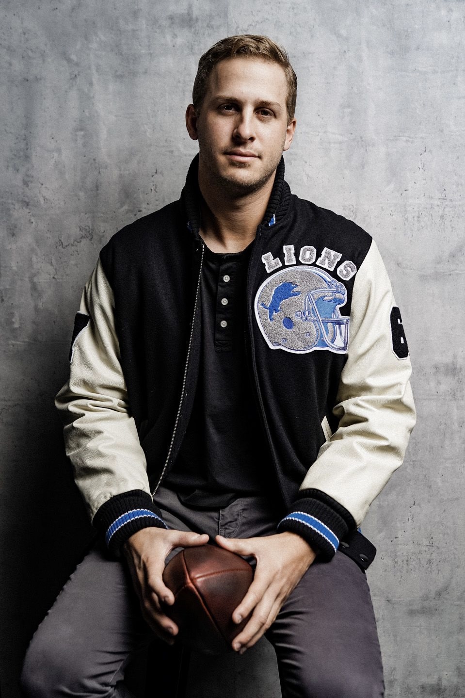 Detroit lions jacket shop beverly hills cop