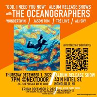 The Oceanographers Album Release Party | Jason Tom - Official Site