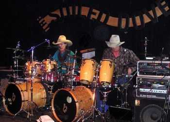 2006-The Legendary KW Turnbow and Ned LeDoux. They drive this
great band. We've known KW for many years, and have had
some great times with him...some of which we can actually
remember!!
