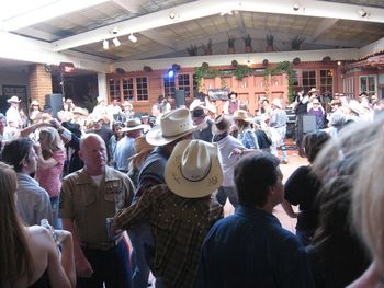 03-21-09: We had a blast playing the Swallow s and the El Adobe in San Juan Capistrano  CA for the Swallows Day Festivities. What a crowd!
