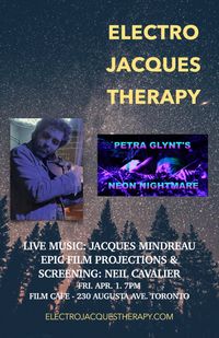 Electro Jacques Therapy with Projections by Neil Cavalier
