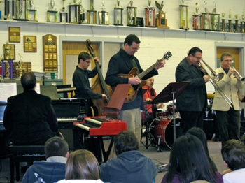 jazz day at Verona H.S. NJ
