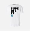 Superfecta Stacked White T-shirt