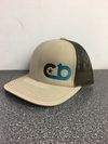 "CB" Logo Hat - Khaki Brown