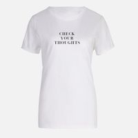 PRE-ORDER "Check Your Thoughts" T-Shirt (White) U.S. Only