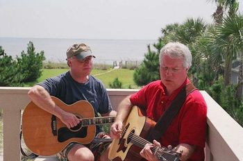 At the beach, 2002
