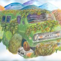 Green Dodge Van by The Dawson Boys