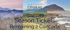 2022-2023 Season Tickets REMAINING TWO CONCERTS - Adult