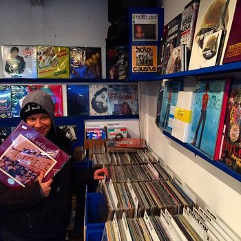 Record shopping in Paris
