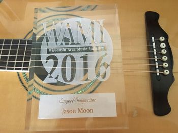 Singer/Songwriter of the Year 2016 WAMI
