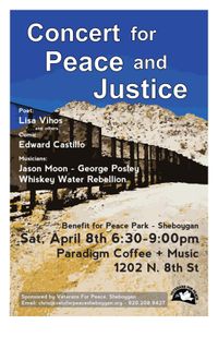 Jason Moon at Concert for Peace and Justice