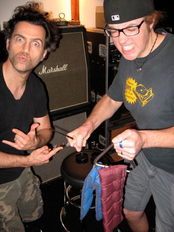 Dweezil & drummer Ryan Brown
