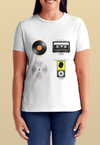 Analog to Digital T-shirt for Women - White