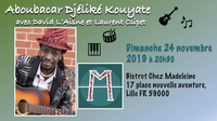Aboubacar Djéliké Kouyate avec David L'Aisne et Laurent Clipet