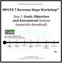 MPGTE 7 Revenue Steps Workshop™ Step 1 Goals Objectives and Assessments