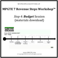 MPGTE 7 Revenue Steps Workshop™ Step 4 Budget