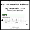 MPGTE 7 Revenue Steps Workshop™ Step 3 Distribution