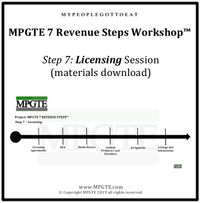 MPGTE 7 Revenue Steps Workshop™ Step 7 Licensing