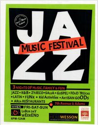 West Adams Avenue Jazz Music Festival Featuring Sarah Daye