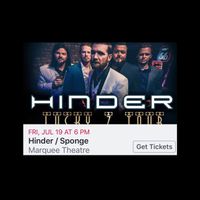 Dierdre, Hinder and Sponge at the Marquee Theatre!