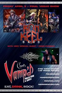 Ron Keel Band with special guest, DIERDRE, at Vamp'd in Vegas!