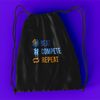 Beat Compete Repeat Unisex Drawstring Bag