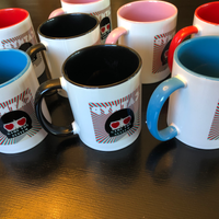 Limited run "Game The System" coffeee cups