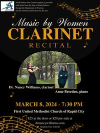 A Recital Celebrating Women Composers for Clarinet 