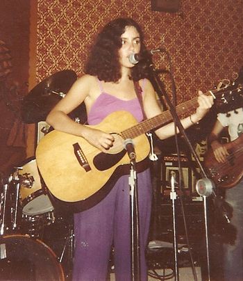 At Folk City circa 1982
