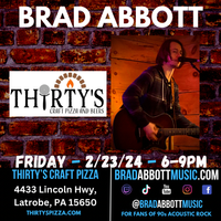 Brad Abbott at Thirty's Craft Pizza Latrobe