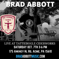 Brad Abbott at Tattiebogle Ciderworks - DETAILS TBA