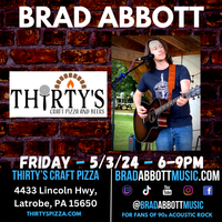 Brad Abbott at Thirty's Craft Pizza Latrobe
