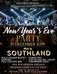 Southland New Year's Eve Bash!!