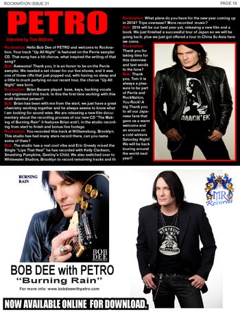 RockNation Magazine Interview issue 21
