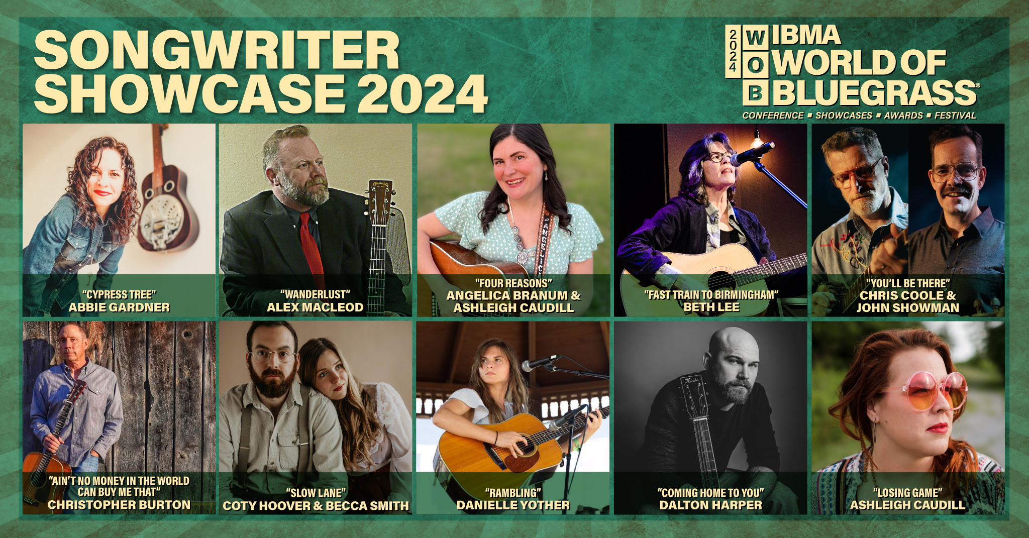 Alex MacLeod selected for 2024 IBMA World of Bluegrass Songwriter Showcase