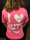 T-Shirt - I Love Nutt - Pink