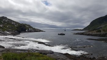 Anchored off the back of the Cuillin Range, Skye
