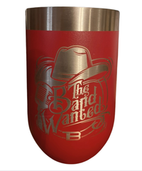 Red Stainless Steel 16oz Wine Tumbler