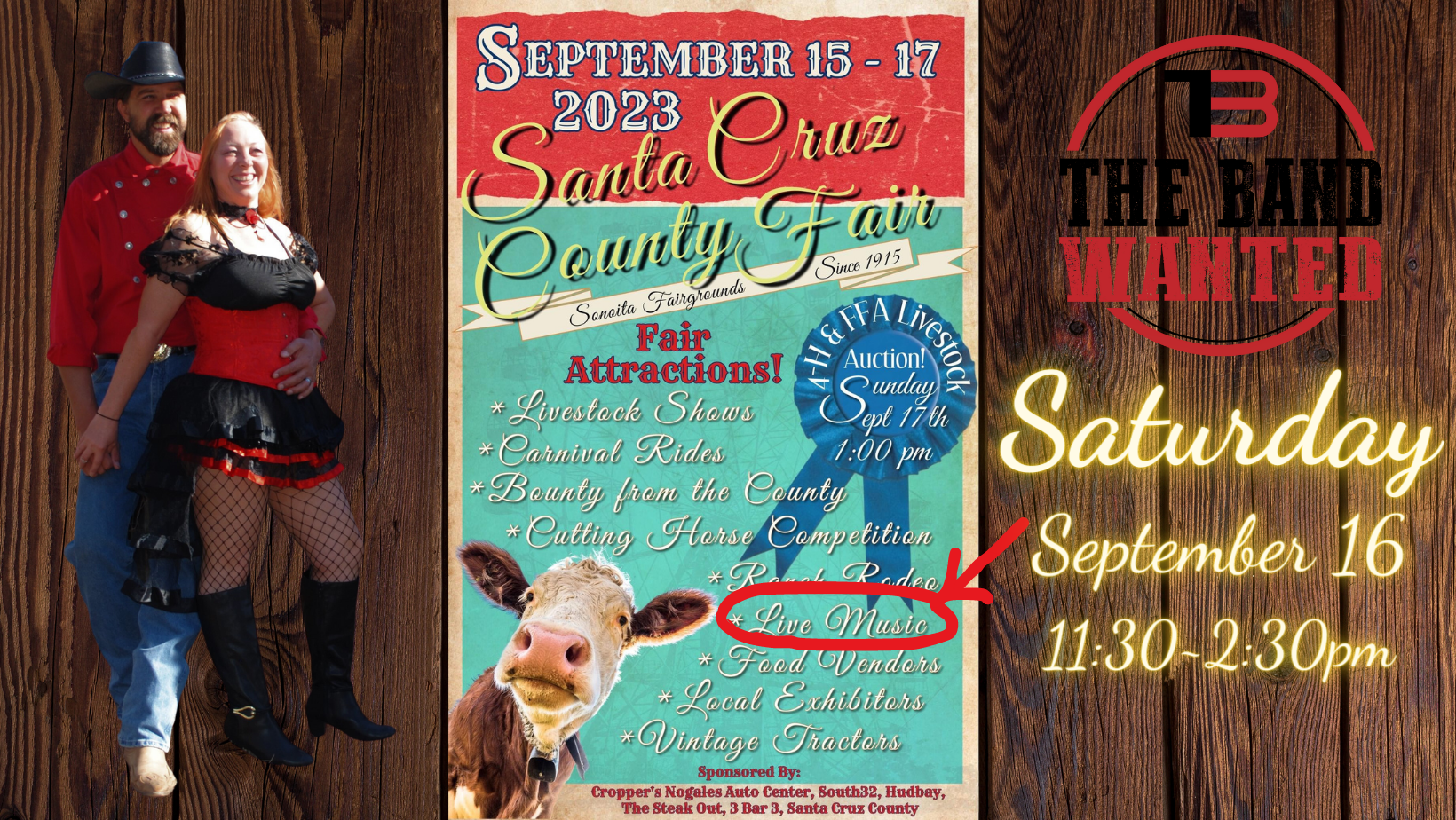 Santa Cruz County Fair Sonoita Fairgrounds Sep 16 2023 11 30AM