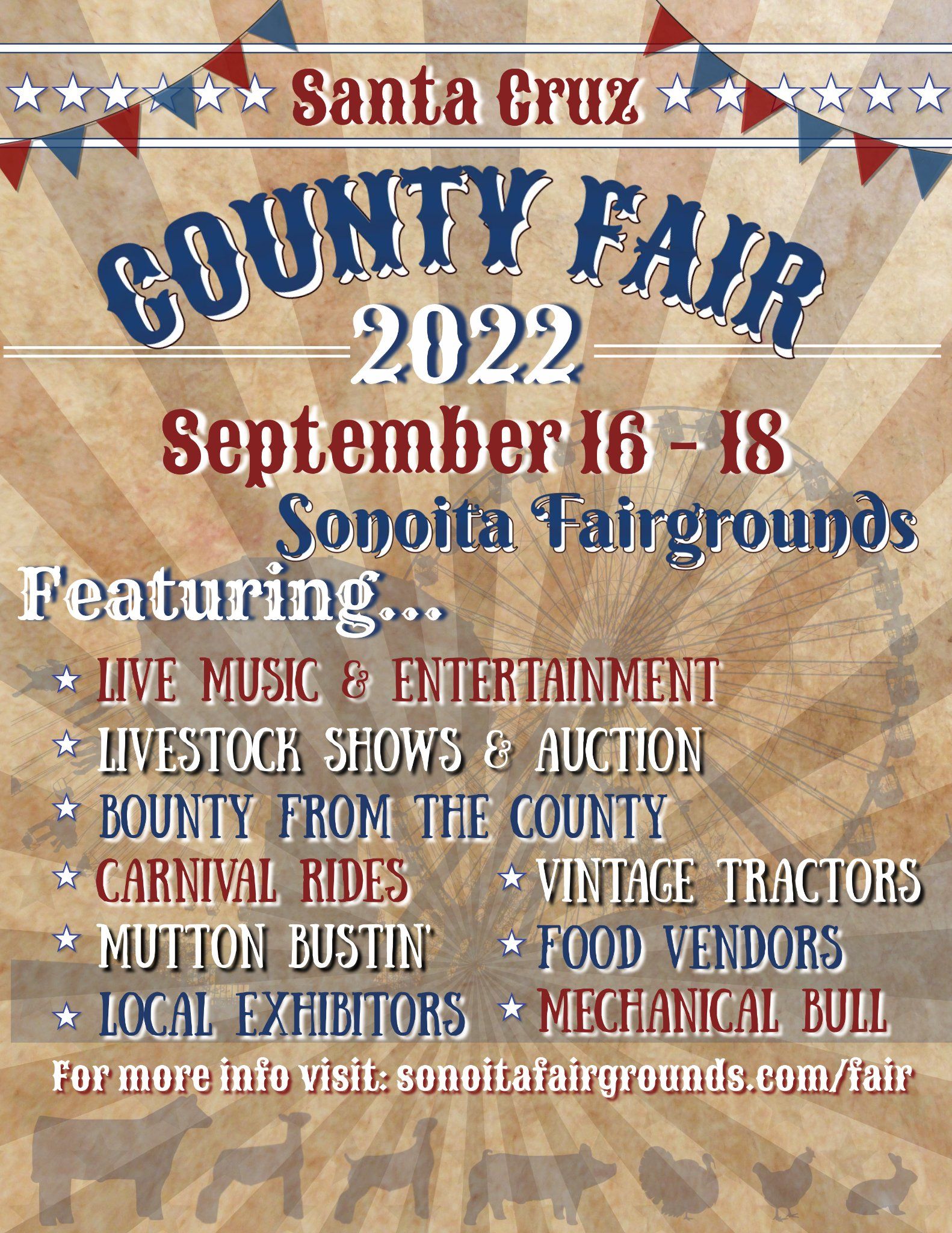 Santa Cruz County Fair Sonoita Fairgrounds Sep 17 2022 11 30AM