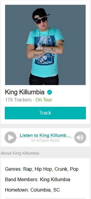 King Killumbia - Bands in Town
