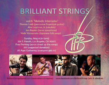 Flyer for Brilliant String Artist Series vol. 11
