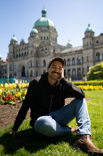 An image of Aaron Pollock in Victoria, British Colombia
