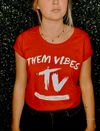 TV Red Logo Tee - Womens