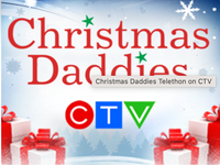 The 59th Annual Christmas Daddies Telethon will be broadcast on CTV2