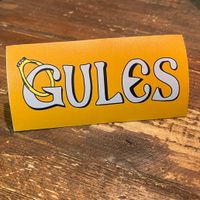 GULES Bling Sticker Orange (4x2)
