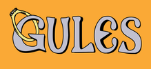 GULES Bling Sticker Orange (4x2)