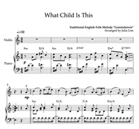 What Child Is This - Violin & Piano 그 아기 누굴까 - 바이올린 & 피아노