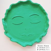 Green Character Plate [3]