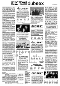 DUB SEX FAMILY TREE - A2-size poster  **** VERY LIMITED ****